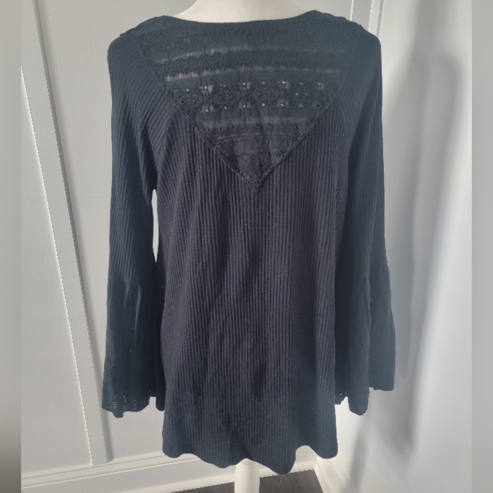 Free People Parisian nights top in black, size small - Picture 5 of 7